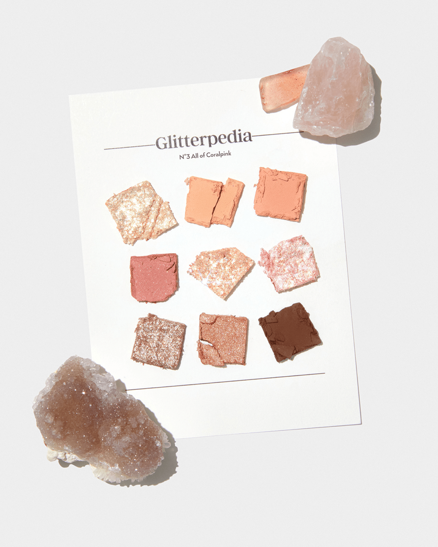 Glitterpedia Eye Palette - No3. All of Coral Pink